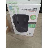 Ibiza Sound XTK12 2- Way Passive Box Speaker with Bass Reflex. 12" 500 watt