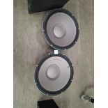 2 Large Speakers (Unhoused)