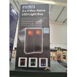 FX Lab G005FF 2 x 4 Way Retro LED Light Box