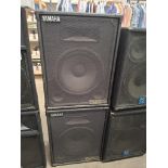 2 x Yamaha S215ES Speakers,Impedence - 8 ohms Power Rating -100w rms, Program -200 Watts,