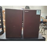 2 x Panasonic SB-X10 (UK) 16.5CM, Full Range, Bass Reflex Speakers Impedeice 8 ohms, Power 10 watt
