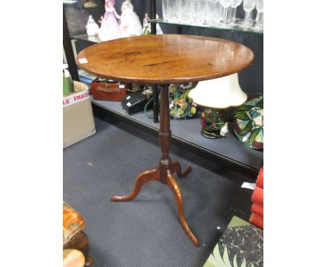 A George III mahogany tripod table  