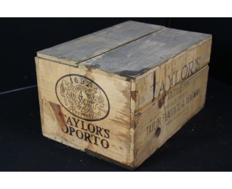 VINTAGE PORT - twelve bottles of Taylor's 1977 port in unopened original case.