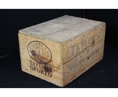 VINTAGE PORT - twelve bottles of Taylor's 1977 port in unopened original case.