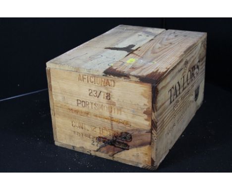 VINTAGE PORT - twelve bottles of Taylor's 1970 port in unopened original case.