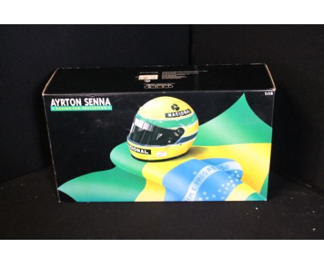 AYRTON SENNA RACING CAR COLLECTION - a 1:12 scale diecast model of Ayrton Senna's winning championship car model the 'Mclaren