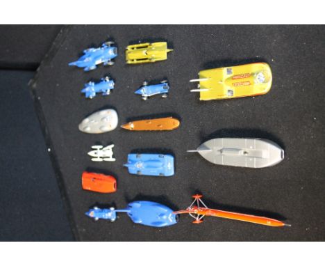PICCOLINO MODEL CARS - a collection of Piccolino model cars x14 to include a 1938 Thunderbolt (unpainted), 1997 Budweiser (in
