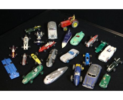 DINKY MECCANO DIE CAST CARS - A collection of Dinky Meccano & Corgi  racing cars to include the following:  Dinky Meccano - R