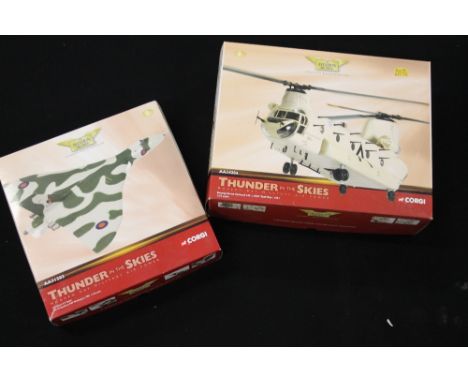 CORGI THUNDER IN THE SKIES MODELS - a pair of Corgi scale 1:72 Aviation Archive models in original boxes to include a Boeing-