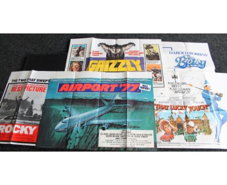 ACTION - Collection Of 15 UK quads (76 x 105cm) to include, Chariots of Fire, Convoy, The Amsterdam Kill (Bruce Lee), Rocky, 