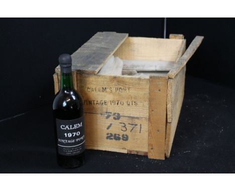VINTAGE PORT - six bottles of A.A.Calem 1970, good labels.