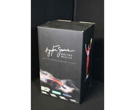 AYRTON SENNA STATUE - an Ayrton Senna fine art statue in original box.