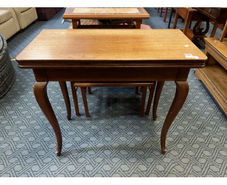 MAHOGANY CARD TABLE