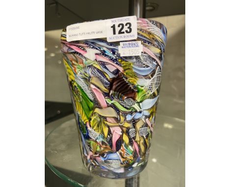 MURANO TUTTI FRUTTI VASE 19CMS (H)