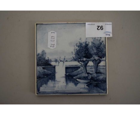 A Delft tile