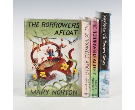 NORTON, Mary. The Borrowers Afield. London: J.M. Dent &amp; Sons Ltd., 1955. First edition, first impression, 8vo (197 x 133m