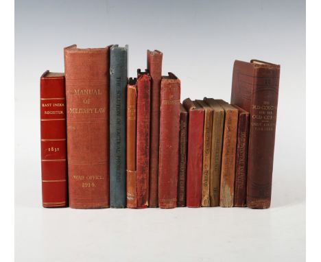 MILITARY. - G.H. BROWN and F. CLARK (editors). East-India Register and Directory, for 1831; Containing Complete Lists of the 
