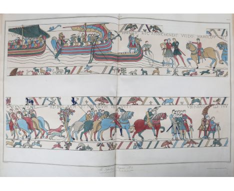 BAYEUX TAPESTRY. - Society of ANTIQUARIES (publisher). Vetusta Monumenta aquae ad rerum Britannicarum memoriam conservandam S