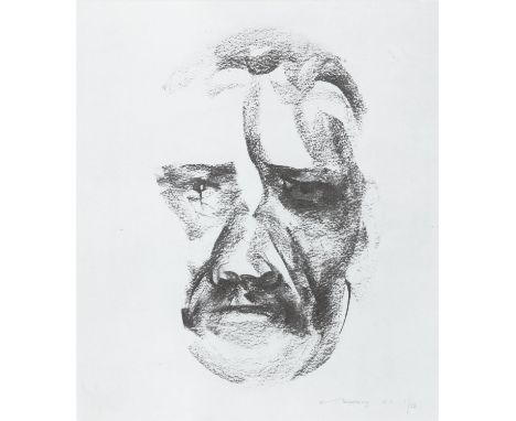 Louis le Brocquy HRHA (1916-2012)John Millington SyngeCollotype lithograph on Rives paper, 32.5 x 27.5cm (12¾ x 10¾'')Signed 