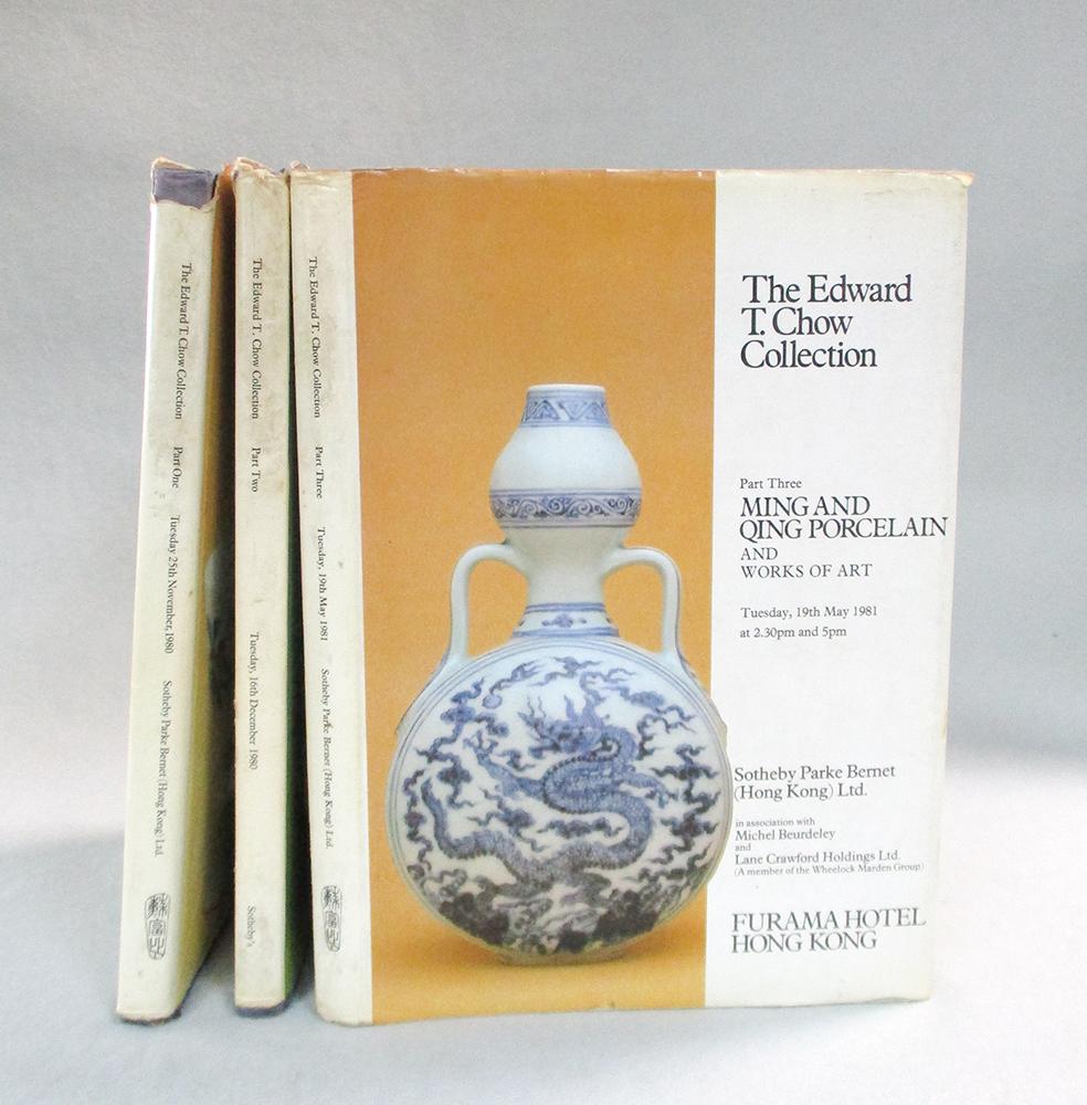 The Edward T. Chow Collection 3 volume catalogue, Sotheby Parke