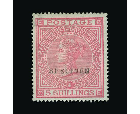 Great Britain - QV (surface printed) Great Britain - QV (surface printed) : (SG 130s) 1867-83 wmk Anchor on blued paper 5s ro