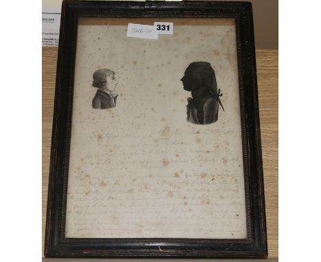 19th C. English SchoollithographLord Nelson & Collingwoodoverall 13.5 x 10in.