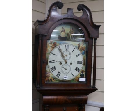 A Sprint Perth longcase clock H.48cm