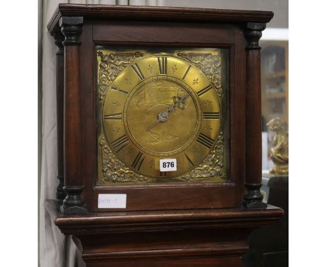 A Mid 18th century oak 30 hour longcase clock John Inkpen, Horsham H.42cm