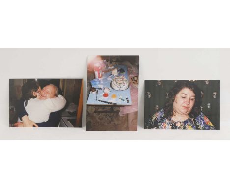 ▲ Richard Billingham (b.1970), Untitled (RAL 18), Untitled (RAL 27) and Untitled (RAL 30), depicting 'Ray and Liz',chromogeni