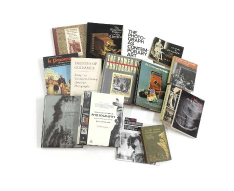 A collection of film and photography theory books, late 19th century and later, photography and picture books on various phot