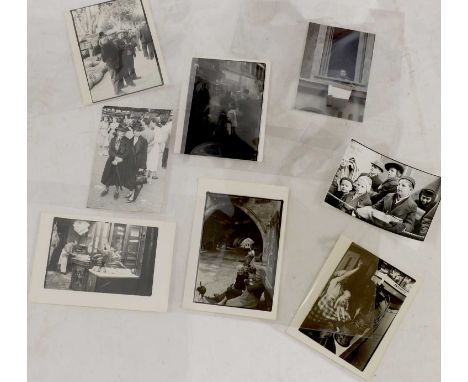 Henri Cartier-Bresson (French, 1908-2004), a collection of eight silver gelatin print photographs, 20th century, depicting va