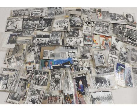 A very large collection of cycling press photographs, 20th century, a large collection of press photographs of cycling from t