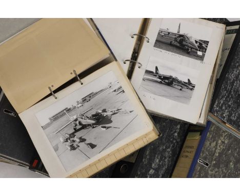 A large collection of Russian aviation photography, 20th century, a quantity of Russian aviation photography and booklets, in