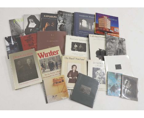A collection of Canadian photography books,  20th century and later, a quantity of books on Canadian photographers and visual