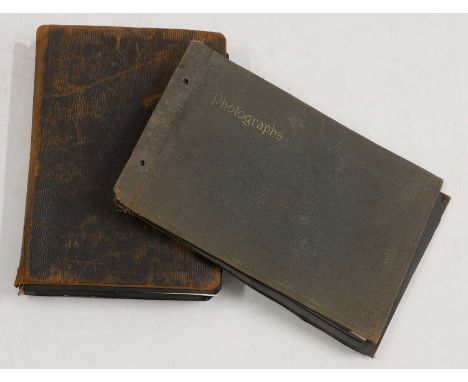 Two Mexican border photograph albums, c.1916, two albums containing photographs from the Mexican-American border, including i