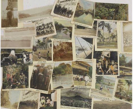 A collection of photographs, early 20th century, comprising twenty-nine silver prints depicting pictures of life in the Phili
