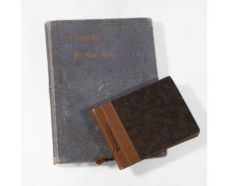 Two photograph albums of South-West Africa, early 20th century, depicting images and life from South-West Africa, c.1904-1912