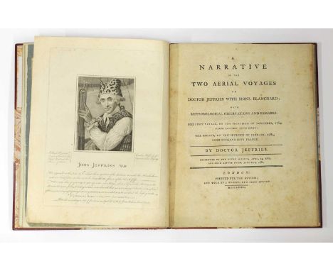 John Jeffries (1745-1819) and Jean-Pierre Blanchard (1753-1809), 'A Narrative of the Two Aerial Voyages of Dr. John Jeffries 
