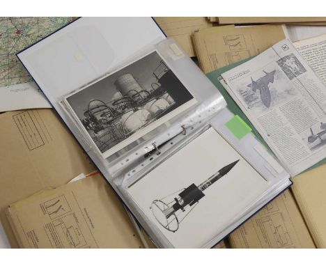 A large collection of radar and aviation-related photography, 20th century, comprising a collection of photographs and clippi