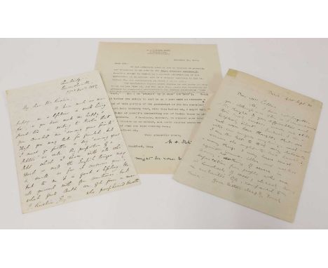John Ruskin (1819-1900), a signed letter, addressed to Mrs Collins, Paris 21st September 80, encouraging her in her writing: 