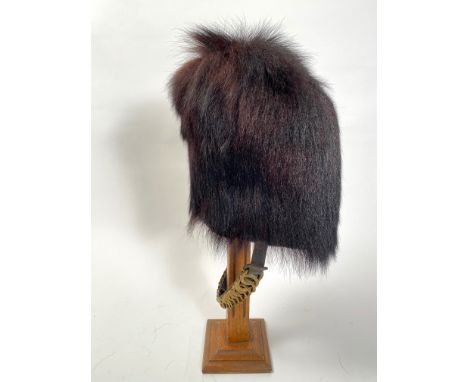 Scots Guards Other Rank's Bearskin. A good example of unusual small proportions, possibly used by a Drummer or Bugle Boy. The