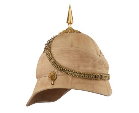 Victorian Sudan / Boer War Period Officer's Foreign Service Helmet. A rare and good example of the pattern commonly worn duri