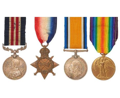 MGC/ Wiltshire Regt casualty Military Medal MM group of four.   Awarded to Private James Longhurst who served in France with 