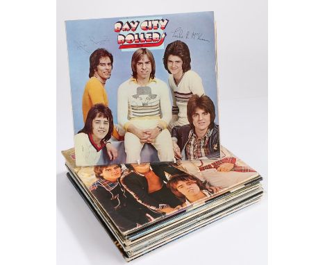17 x Pop / Rock LPs together with 5 x 12 " singles. To Include, Bay City Rollers (2) - Rollin'. Wouldn't You Like It ?. Julia