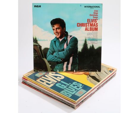 11 x Elvis Presley LPs. Titles to include, A Portrait In Music, Elvis' Christmas Album, GI Blues.  2 x Elvis Presley 7" EPs. 