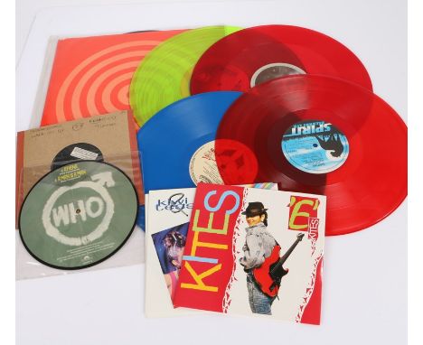 Collection of 7" singles and Funk / Soul 12" coloured vinyl to include. The Who - Athena (whop 6), 7" picture disc. The Stran