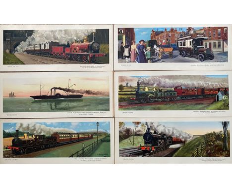 Hamilton Ellis loose Carriage prints, quantity 6, all in good to very good condition. (6 items)