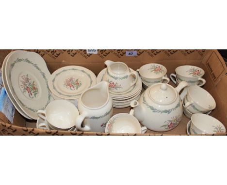 		A Royal Doulton 'Fairfield' part tea service