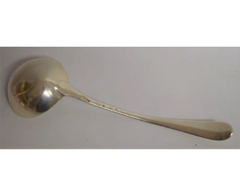 An 18th century silver sauce ladle, Hester Bateman, c.1770