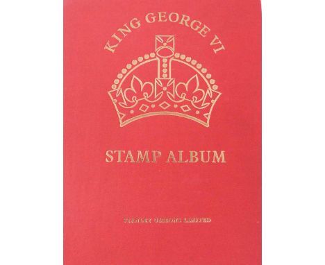 S.G. KGVI stamp album for Commonwealth issues, both mint and used to include sets and high values.